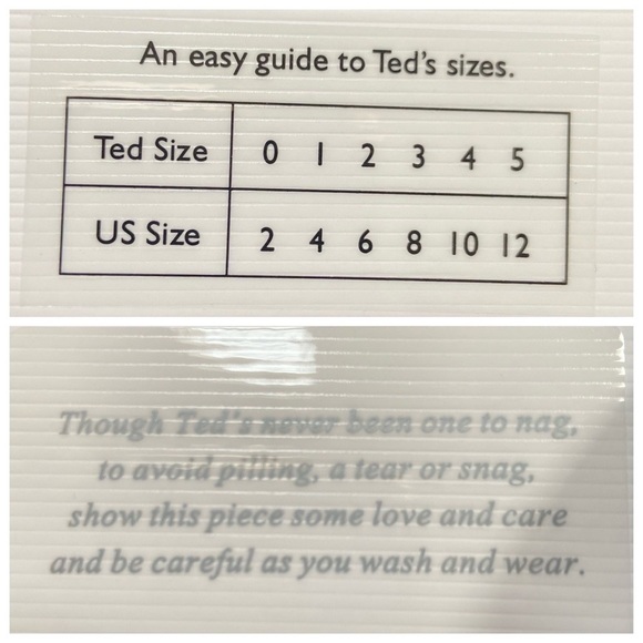 Ted Baker NWT multi stripe pleated knit midi skirt *shop@iamwarrior - Picture 11 of 12